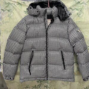 Moncler Genius Fragment Down Jacket Houndstooth